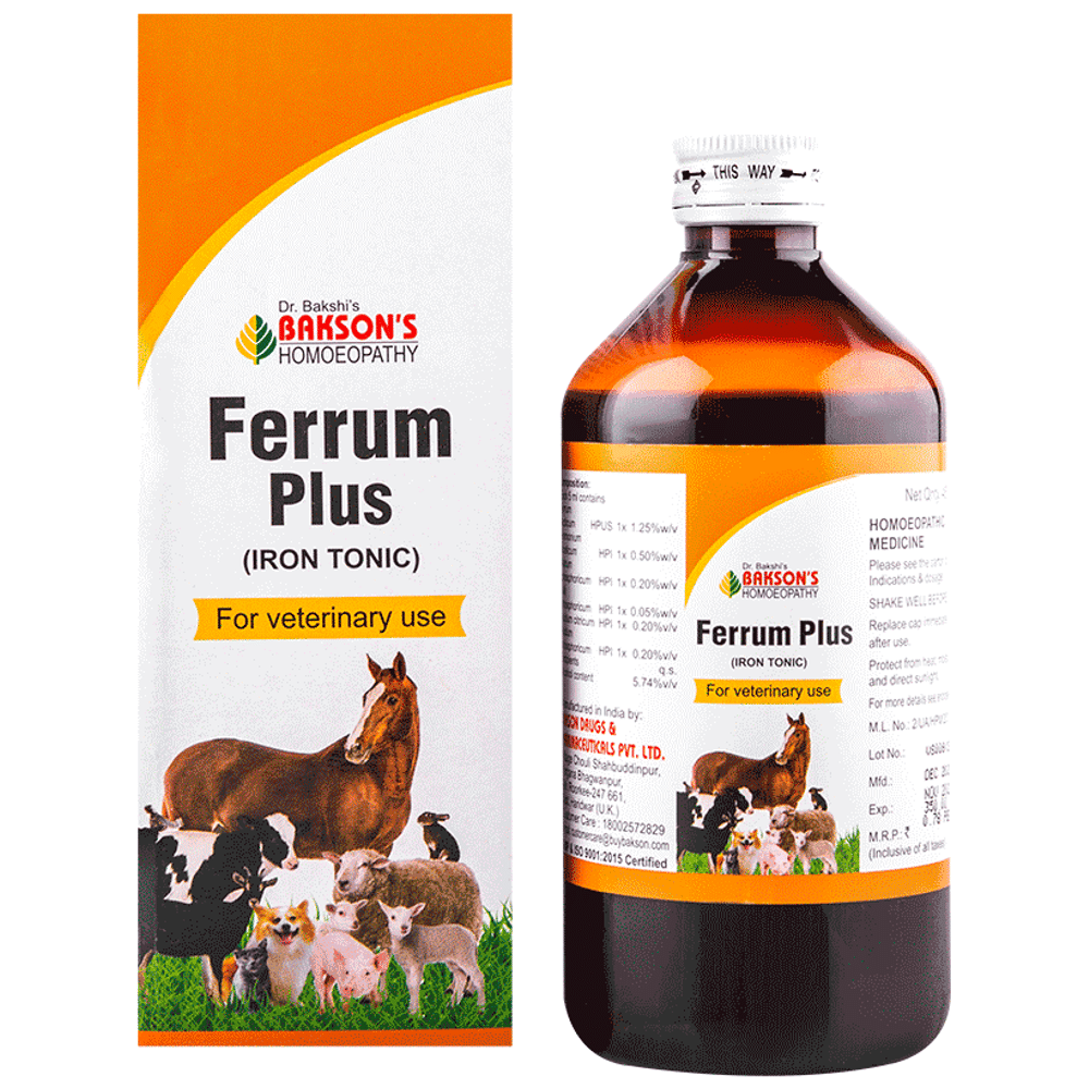 Bakson's Homeopathy Ferrum Plus Tonic