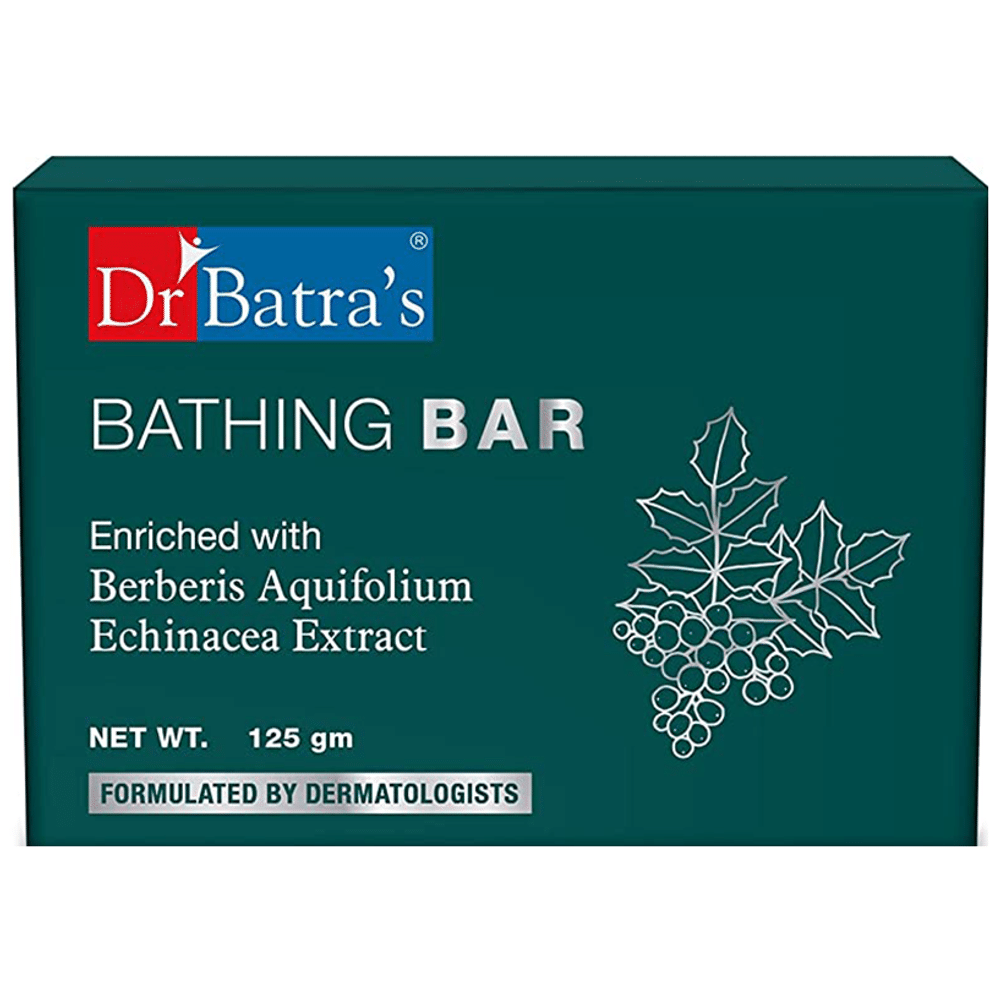 Dr Batra's Bathing Bar Enriched with Berberis Aquifolium & Echinacea