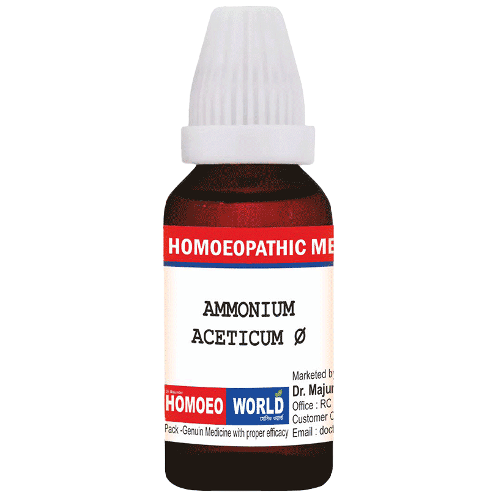 Dr. Majumder Homeo World Ammonium Aceticum Q Mother Tincher (30ml Each)