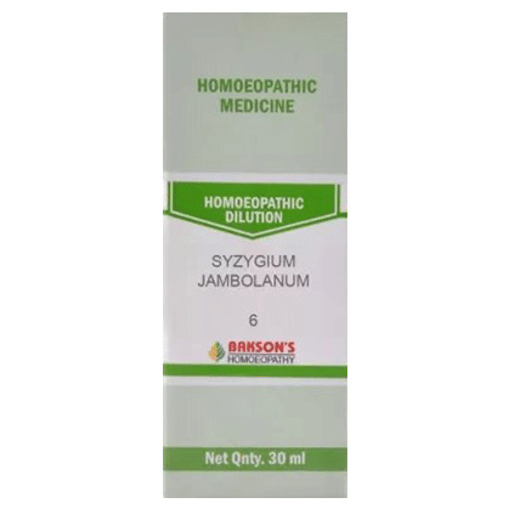 Bakson's Homeopathy Syzygium Jambolanum Dilution 6