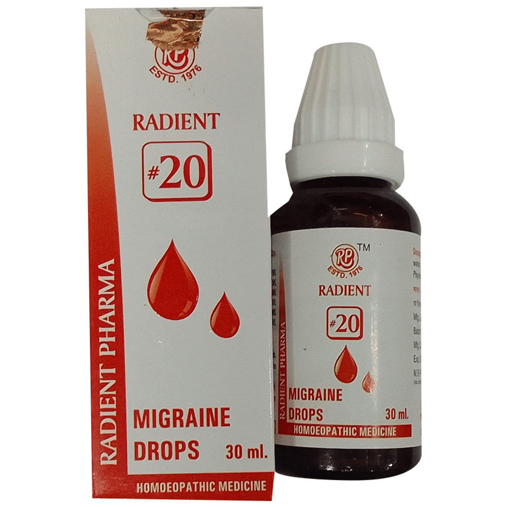 Radient #20 Migraine Drops