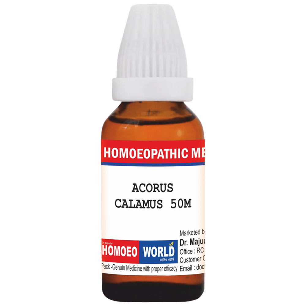 Dr. Majumder Homeo World Acorus Calamus Dilution (30ml Each) 50M