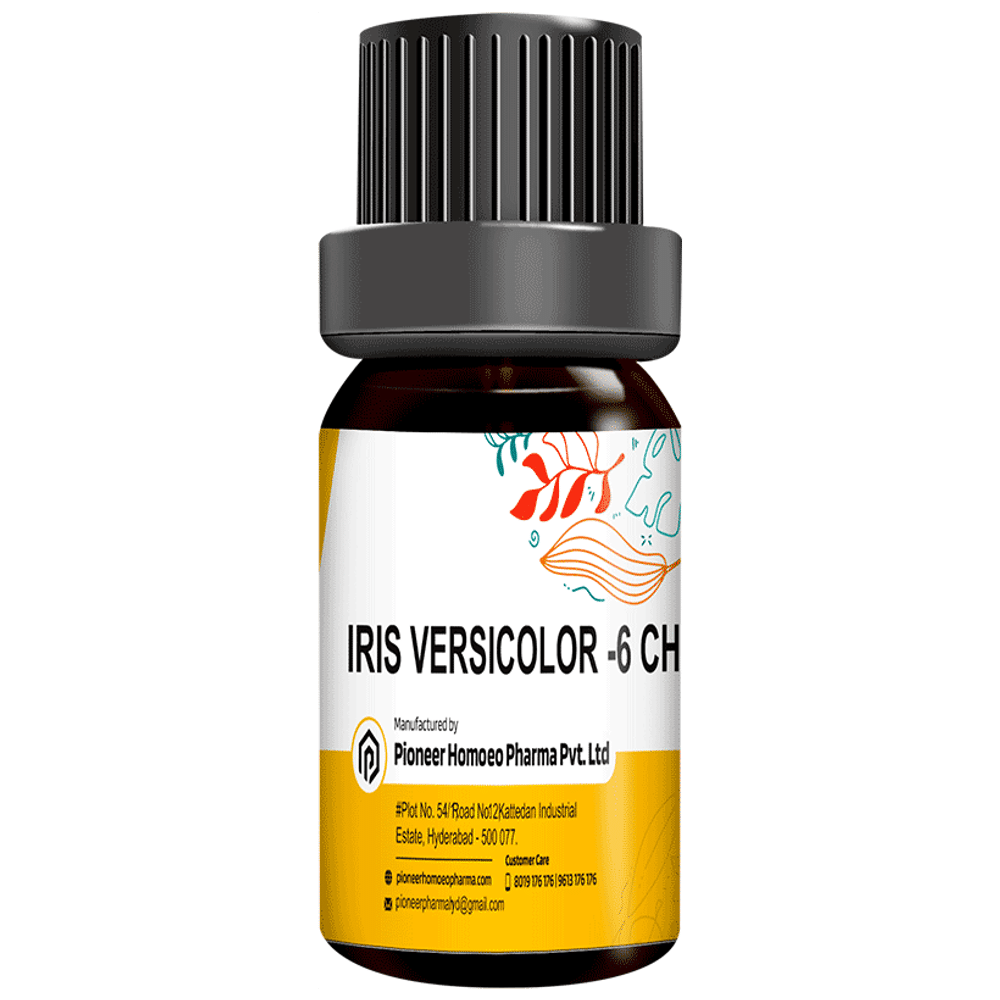 Pioneer Pharma Iris Versicolor Globules Pellets Multidose Pills 6 CH