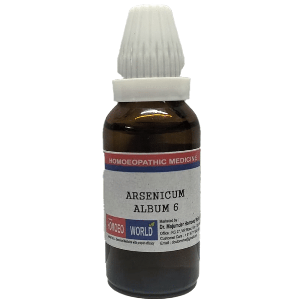 Dr. Majumder Homeo World Arsenicum Album 6 (30ml Each)