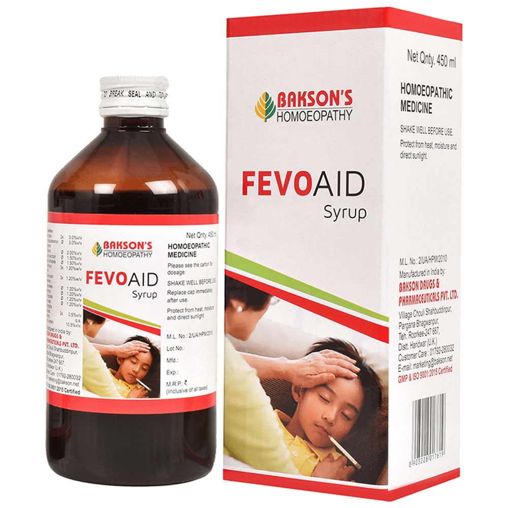 Bakson's Homeopathy Fevo Aid Syrup