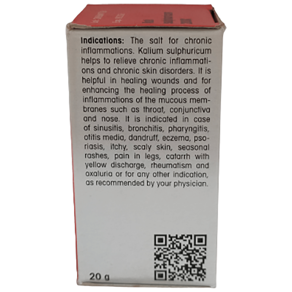 Dr Reckeweg &Co.gmbH Kali Sulphuricum Biochemic Tablet 200X