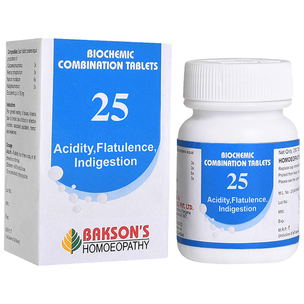 Bakson's Homeopathy Biocombination 25 Tablet