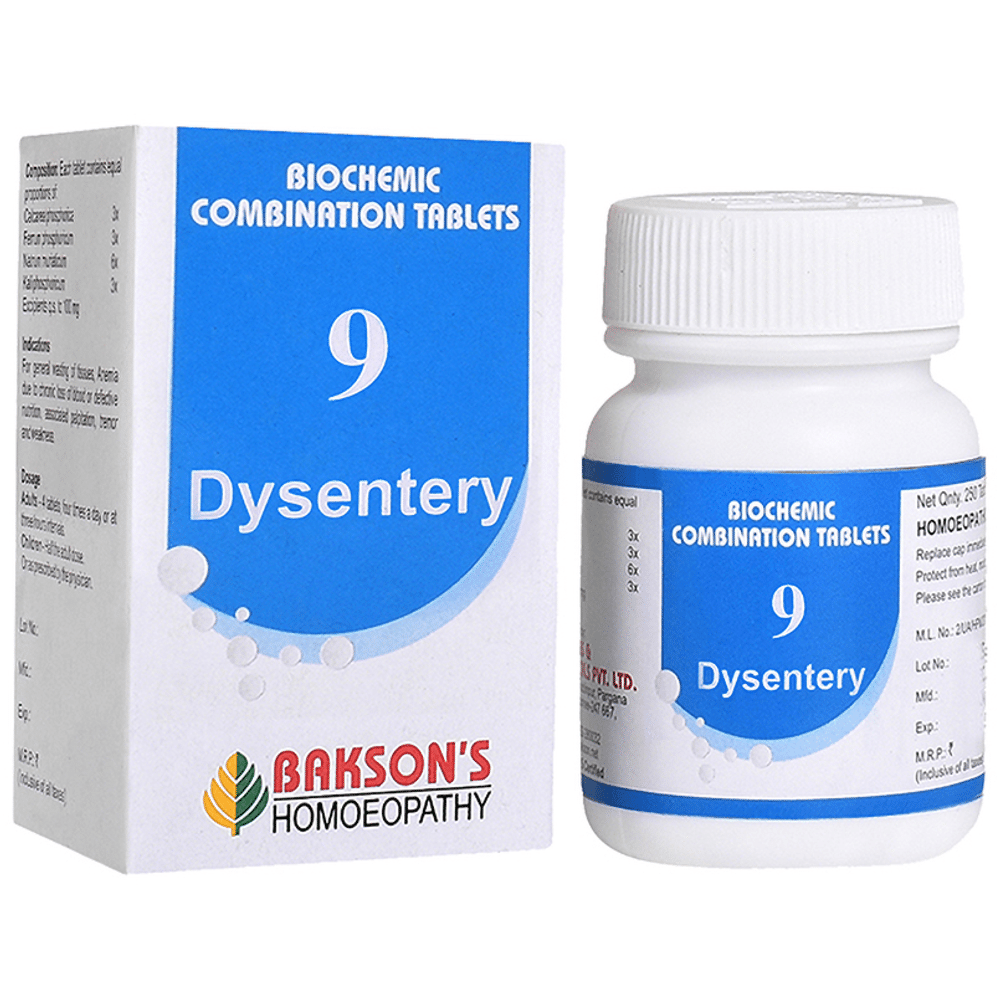 Bakson's Homeopathy Biocombination 9 Tablet