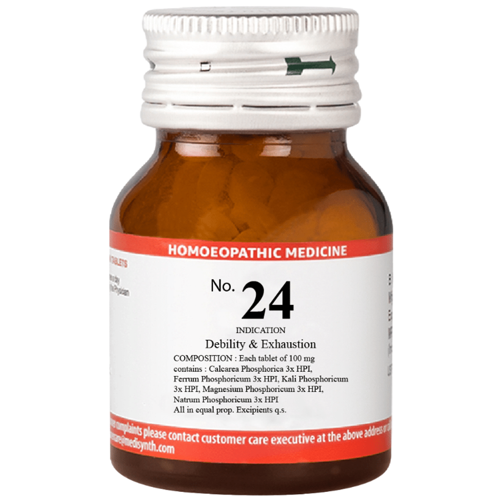 Medisynth Bio-chemic Combination No.24 Debility & Exhaustion