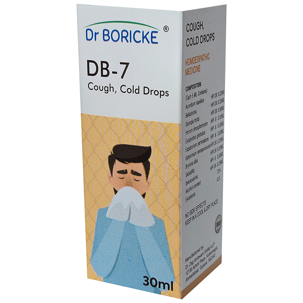 Dr Boricke DB 7 Cough, Cold Drop