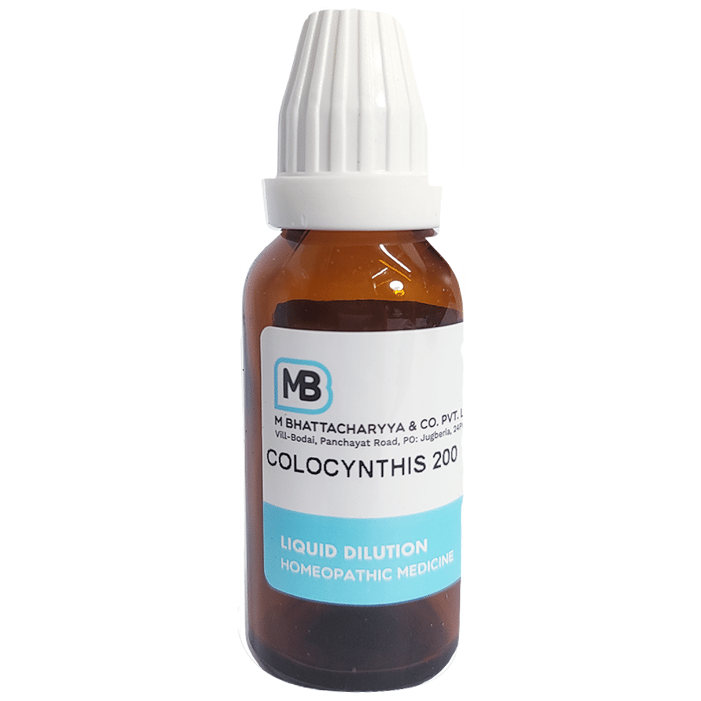 M Bhattacharyya & Co Pvt Ltd Colocynthis Dilution 200