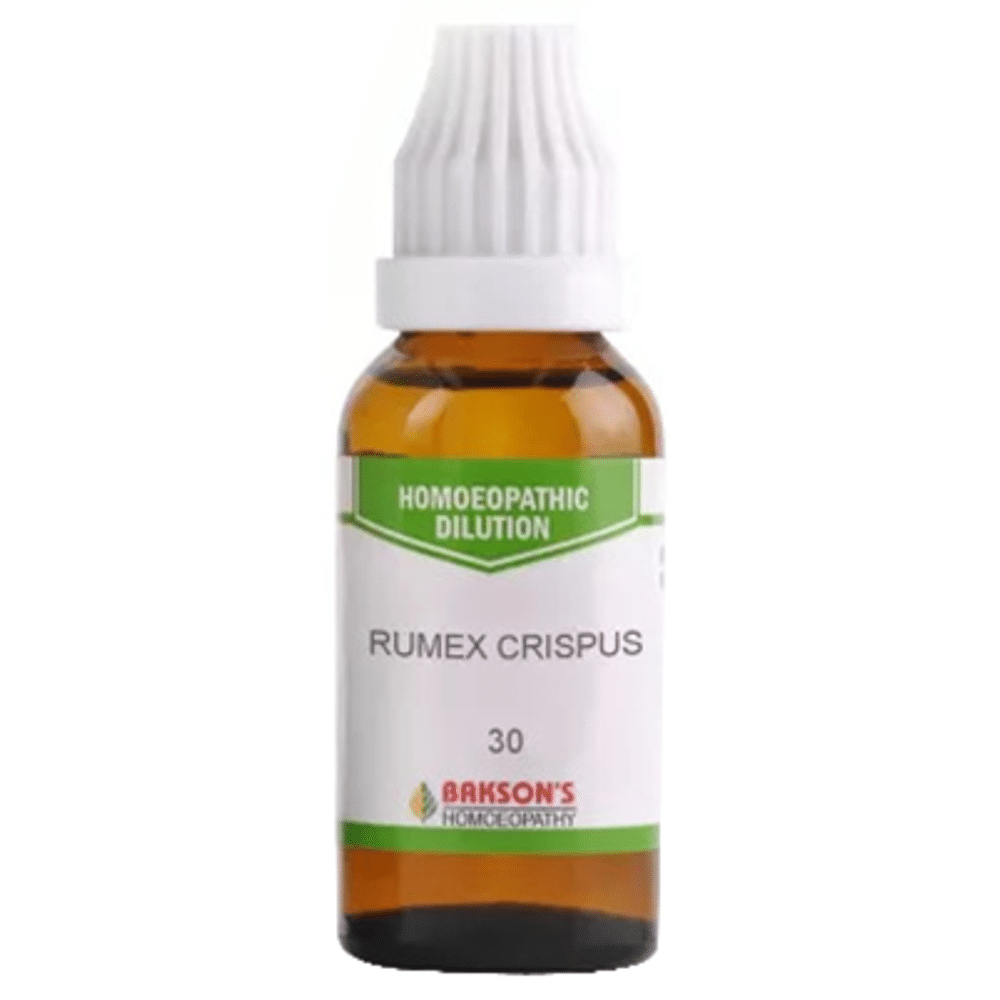 Bakson's Homeopathy Rumex Crispus Dilution 30 CH