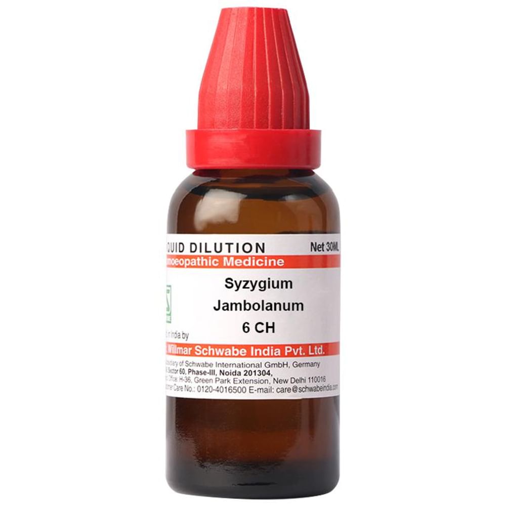 Dr Willmar Schwabe India Syzygium Jambolanum Dilution 6 CH