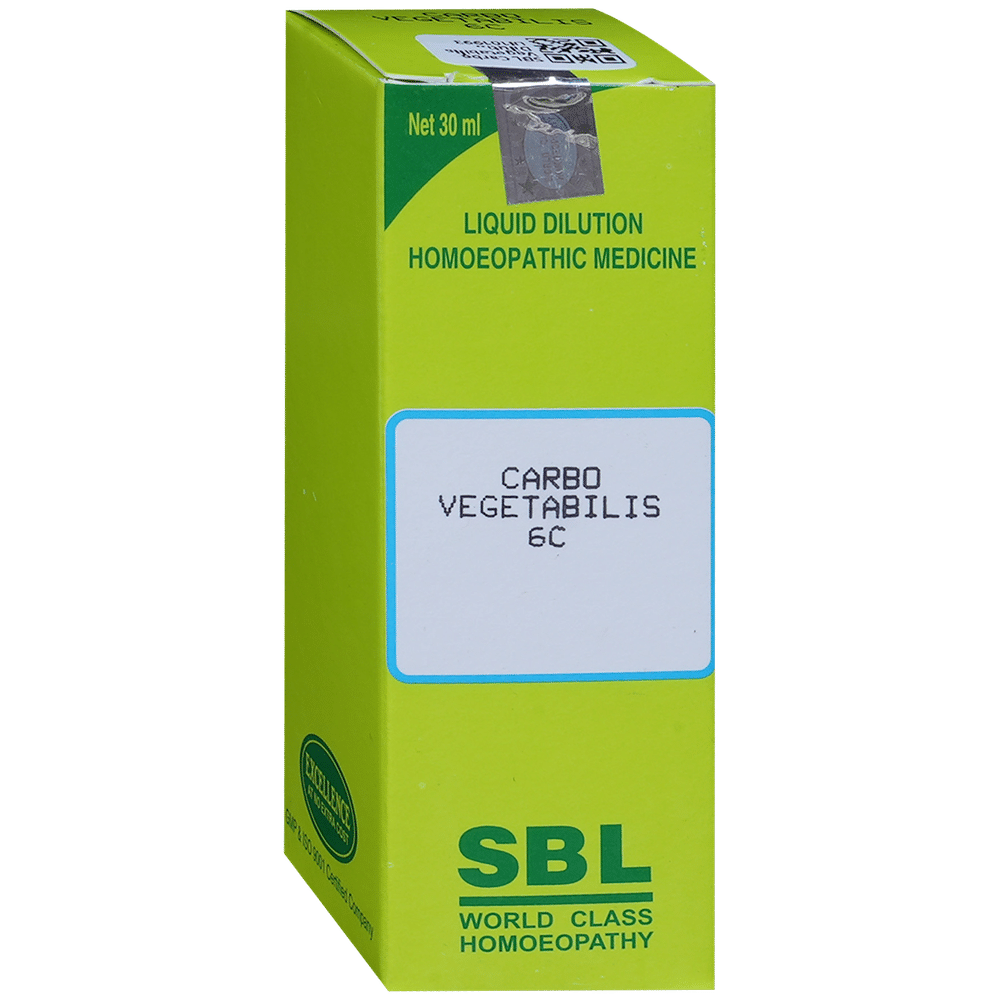 SBL Carbo Vegetabilis Dilution 6 CH