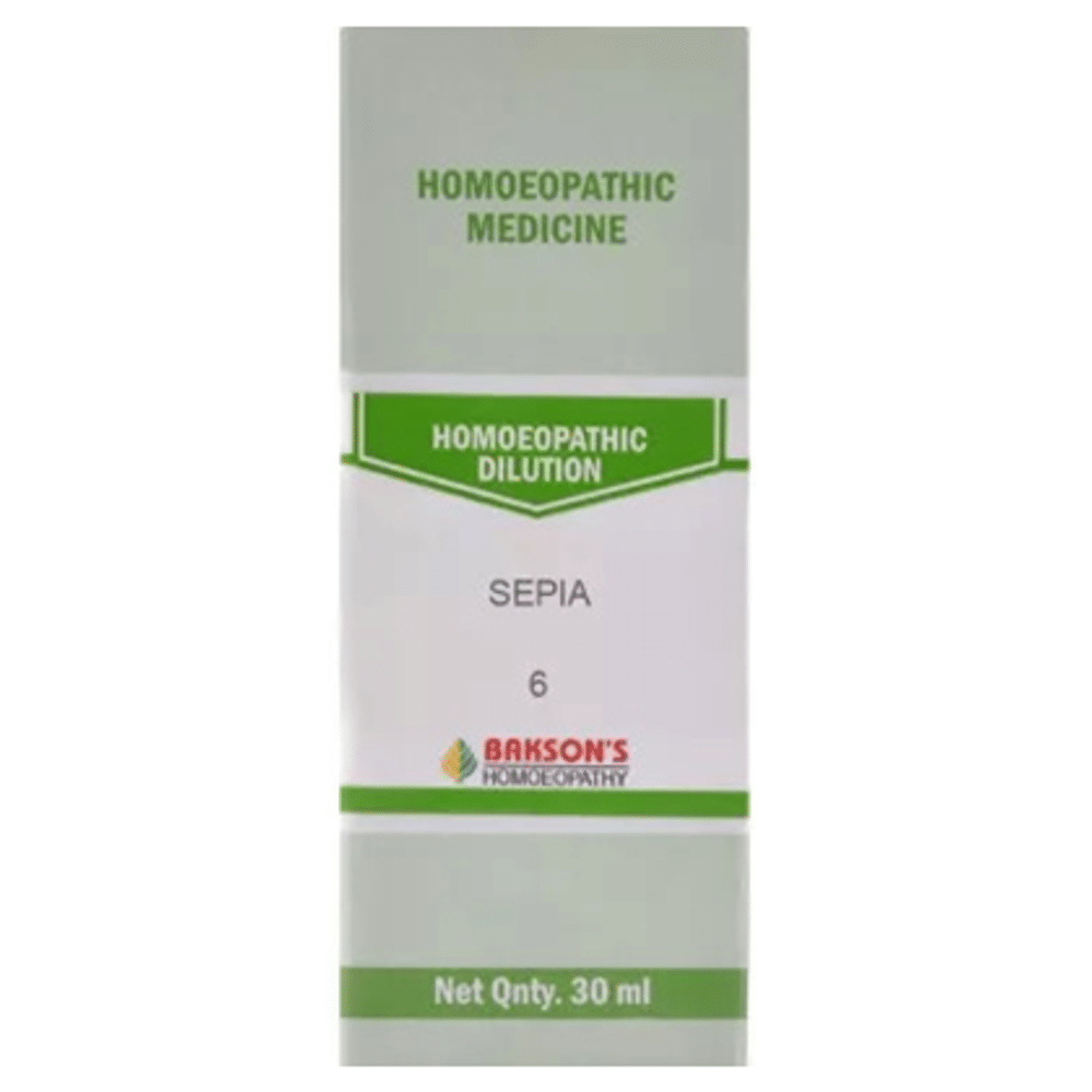 Bakson's Homeopathy Sepia Dilution 6 CH