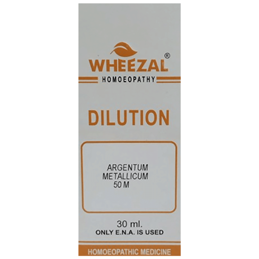 Wheezal Argentum Metallicum Dilution 50M