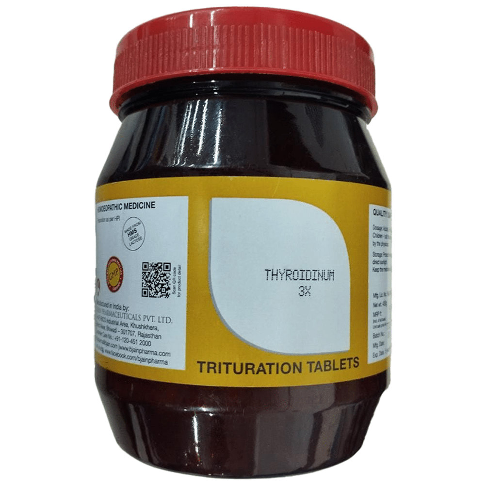 Bjain Thyroidinum Trituration Tablet 3X