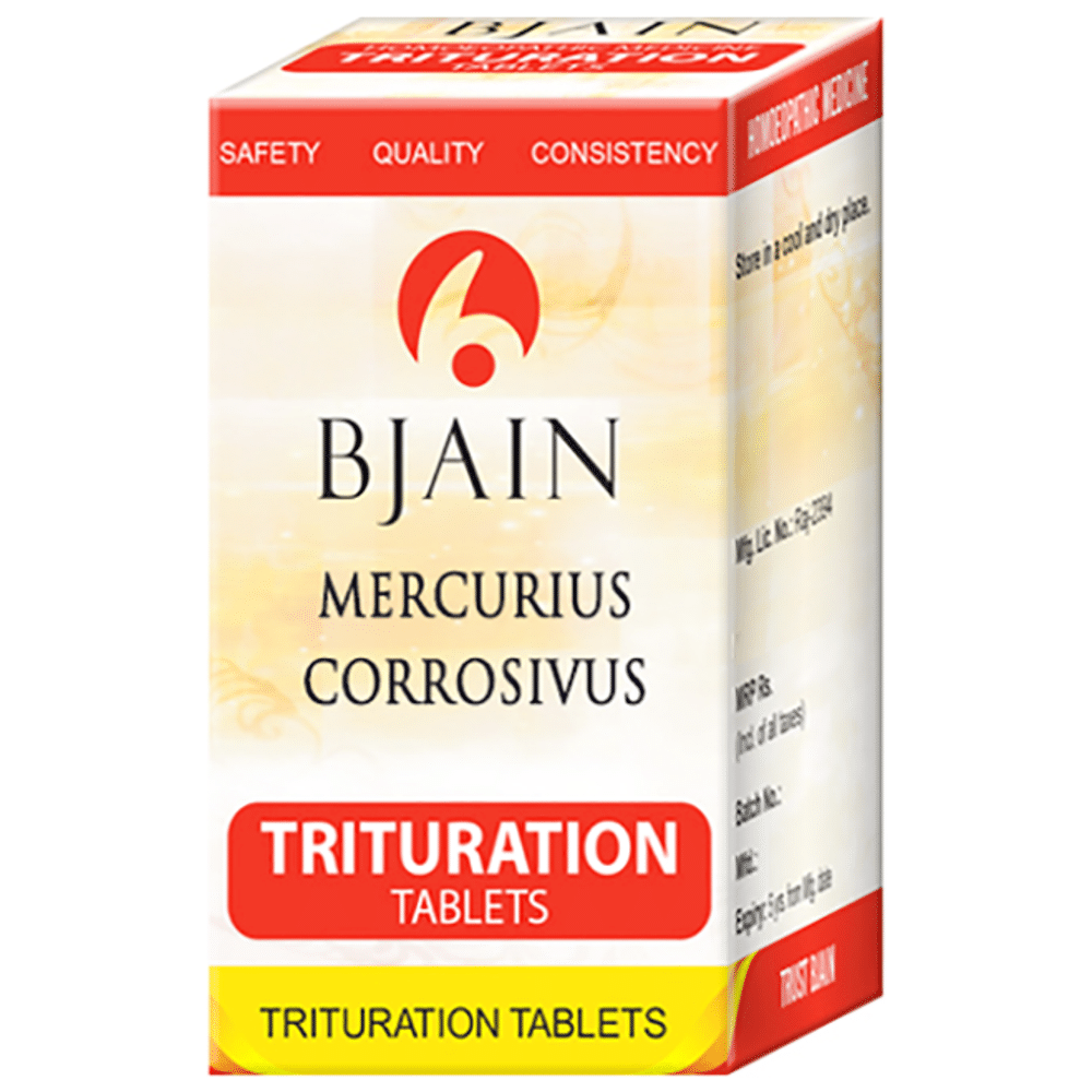 Bjain Mercurius Corrosivus Trituration Tablet 6X