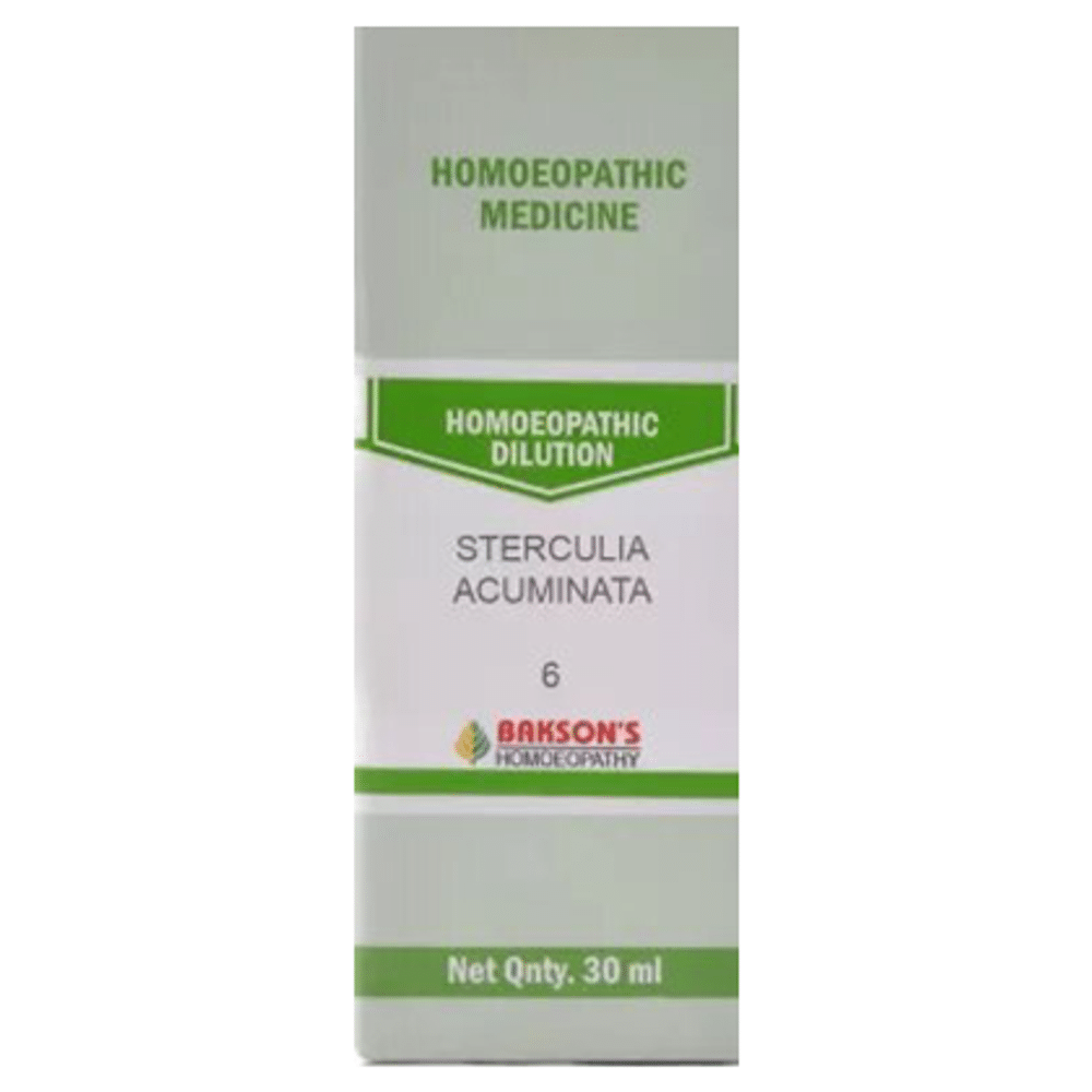 Bakson's Homeopathy Sterculia Acuminata Dilution 6 CH