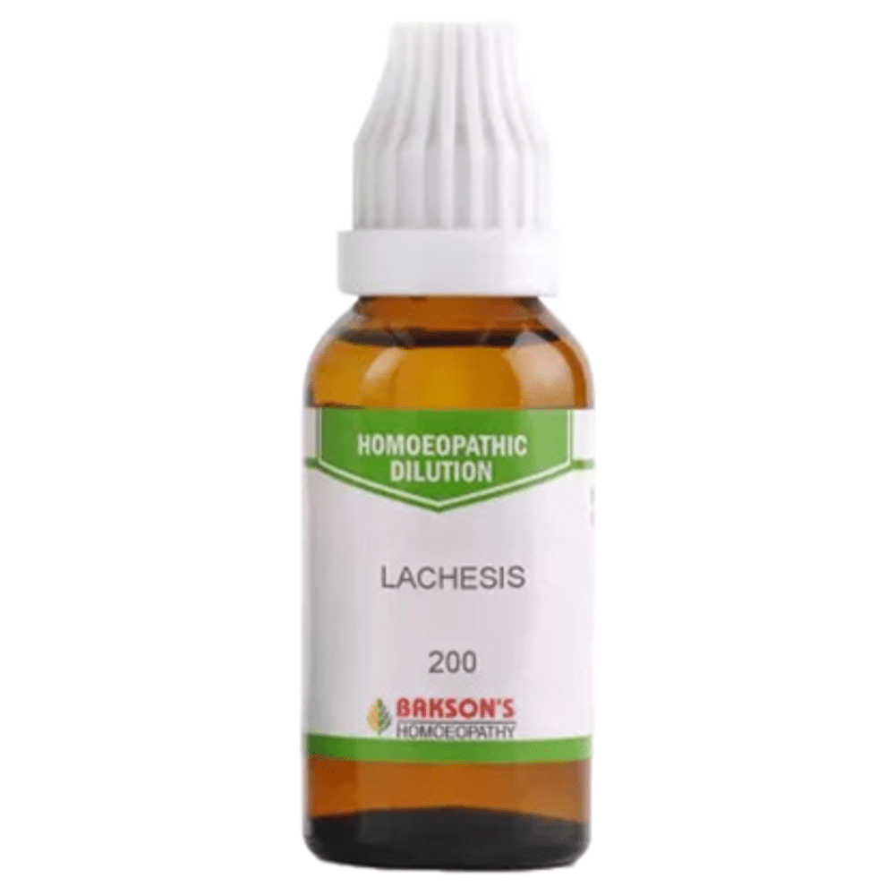 Bakson's Homeopathy Lachesis Dilution 200 CH