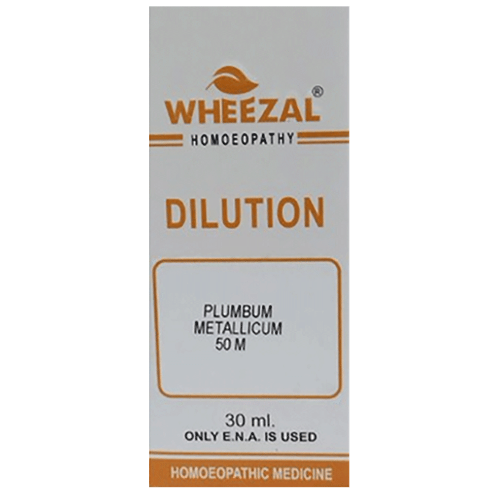 Wheezal Plumbum Metallicum Dilution 50M