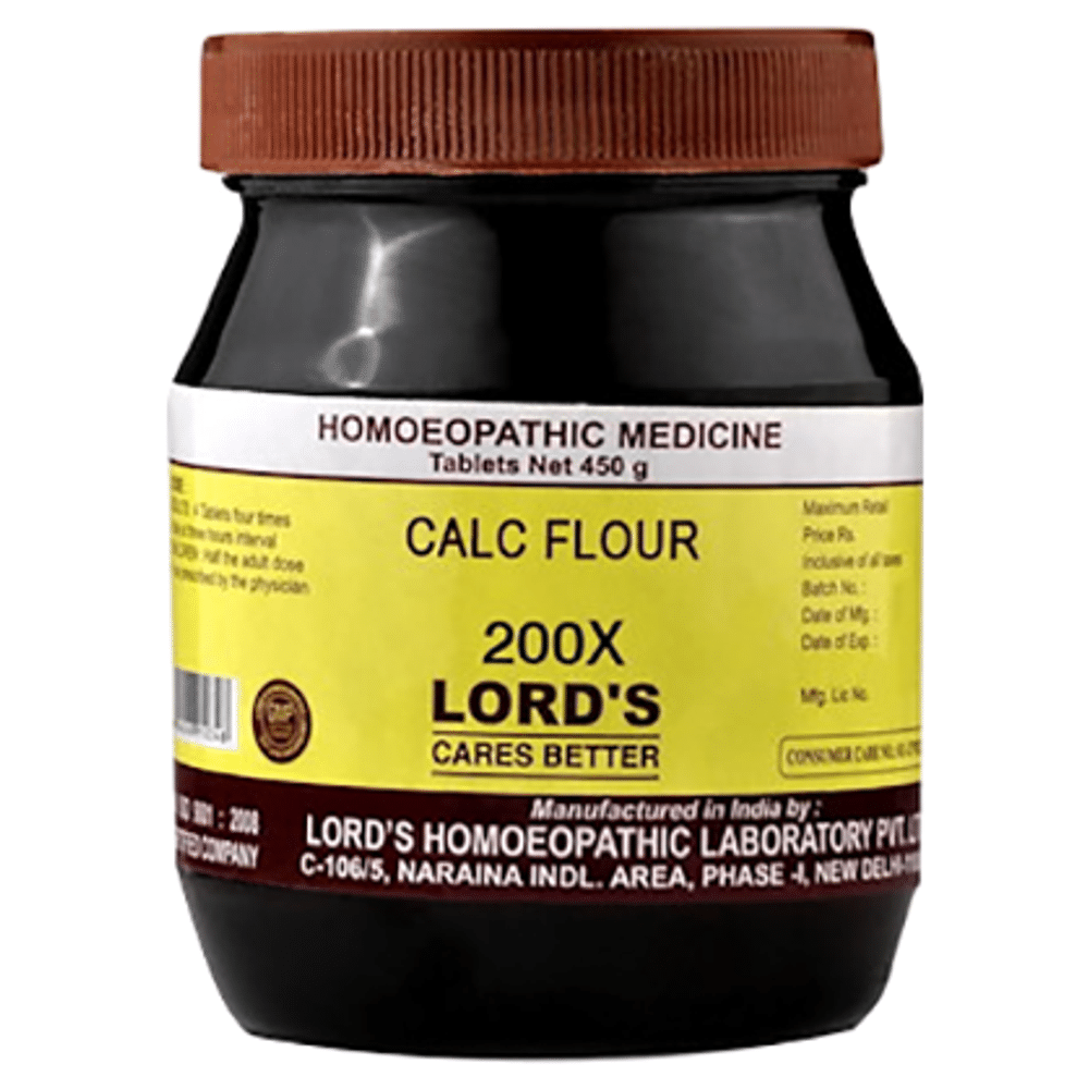 Lord's Calc Flour Biochemic Tablet 200X