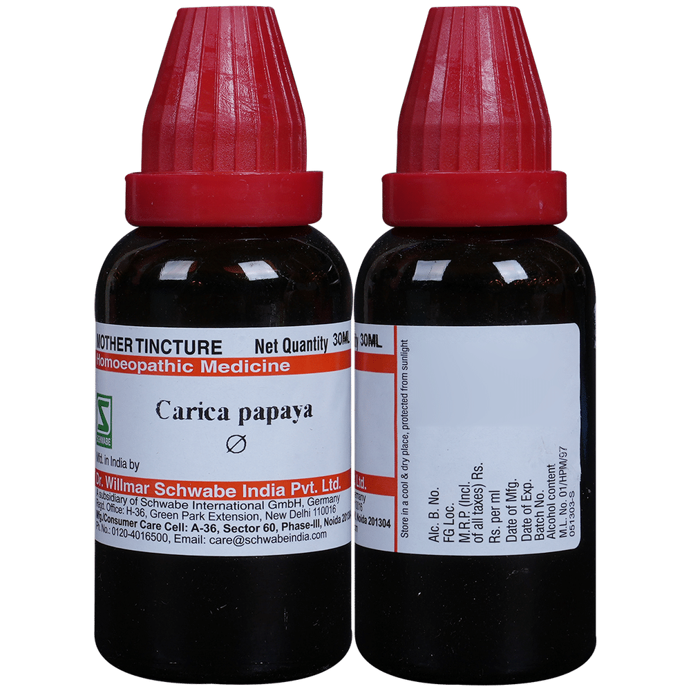 Dr Willmar Schwabe India Carica Papaya Mother Tincture Q