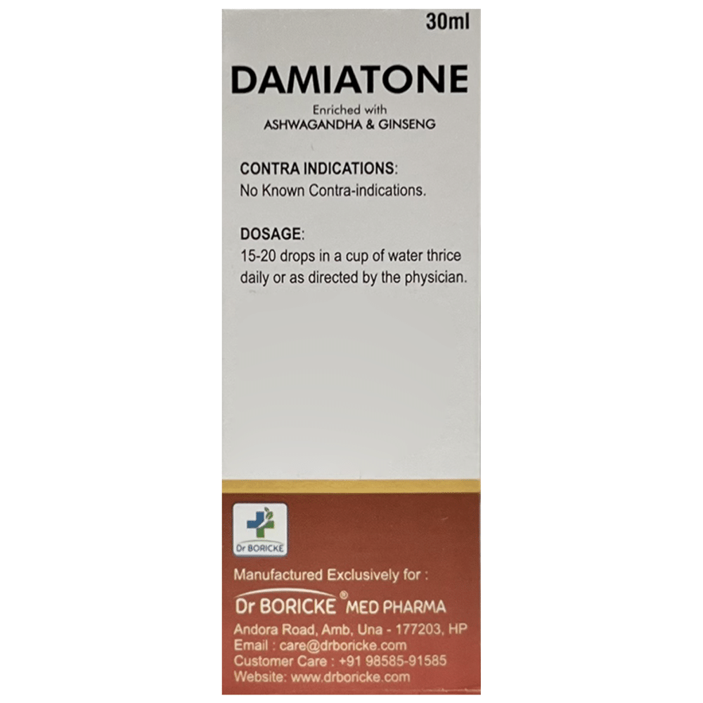 Dr Boricke Damiatone Oral Drops