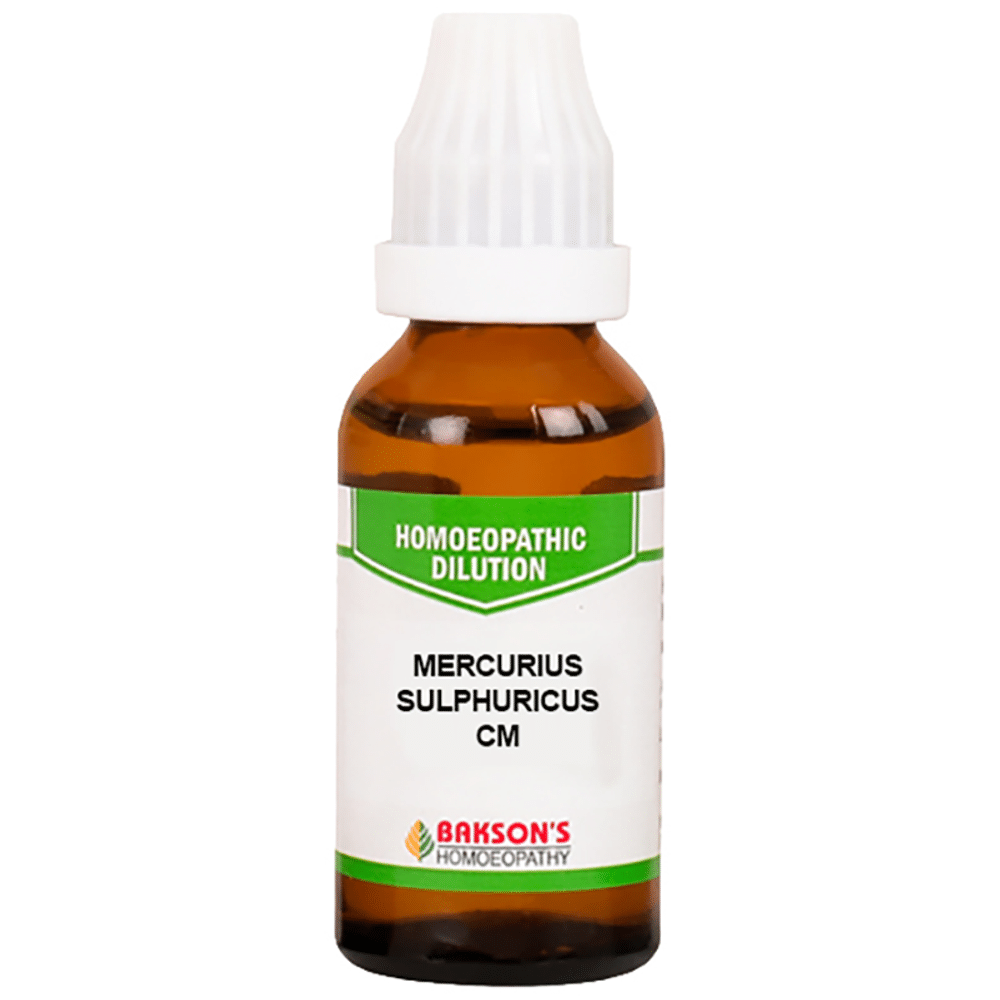 Bakson's Homeopathy Mercurius Sulphuricus Dilution CM