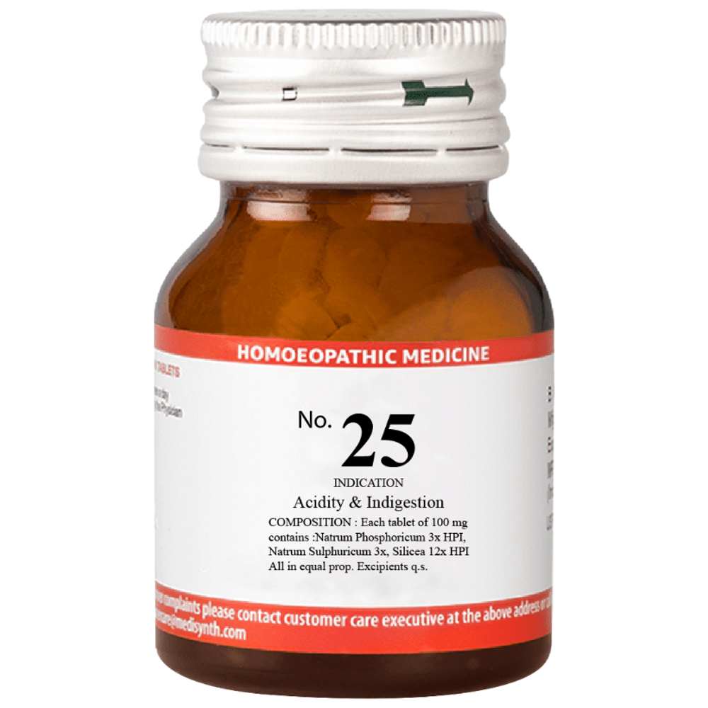 Medisynth Bio-chemic Combination No.25 Acidity & Indigestion