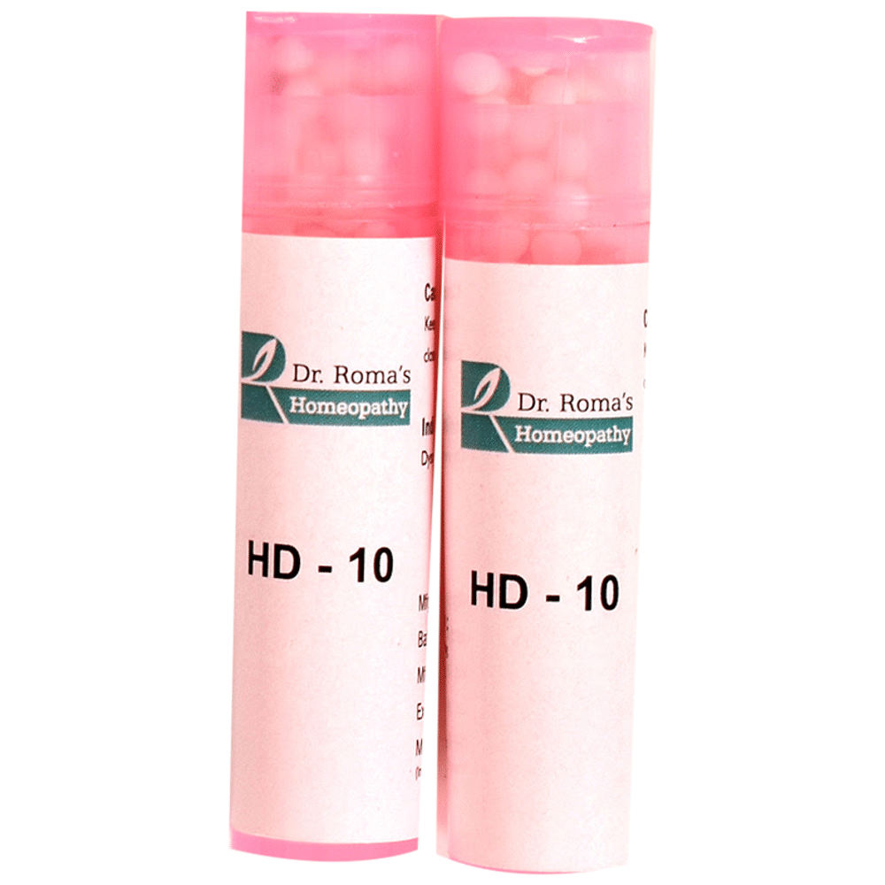 Dr. Romas Homeopathy HD 10 for Dysmenorrhoea, 2 Bottles of 2 Dram