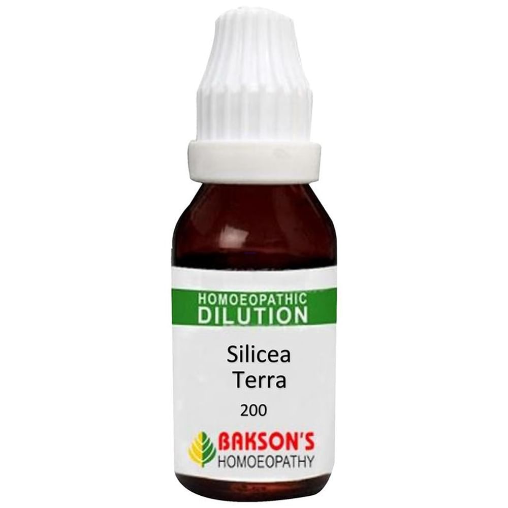 Bakson's Homeopathy Silicea Terra Dilution 200 CH