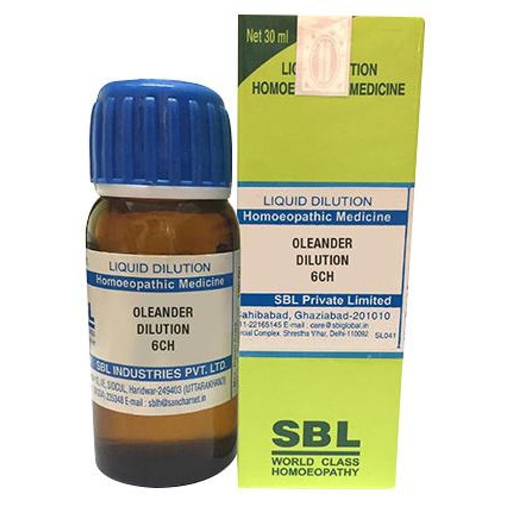 SBL Oleander Dilution 6 CH