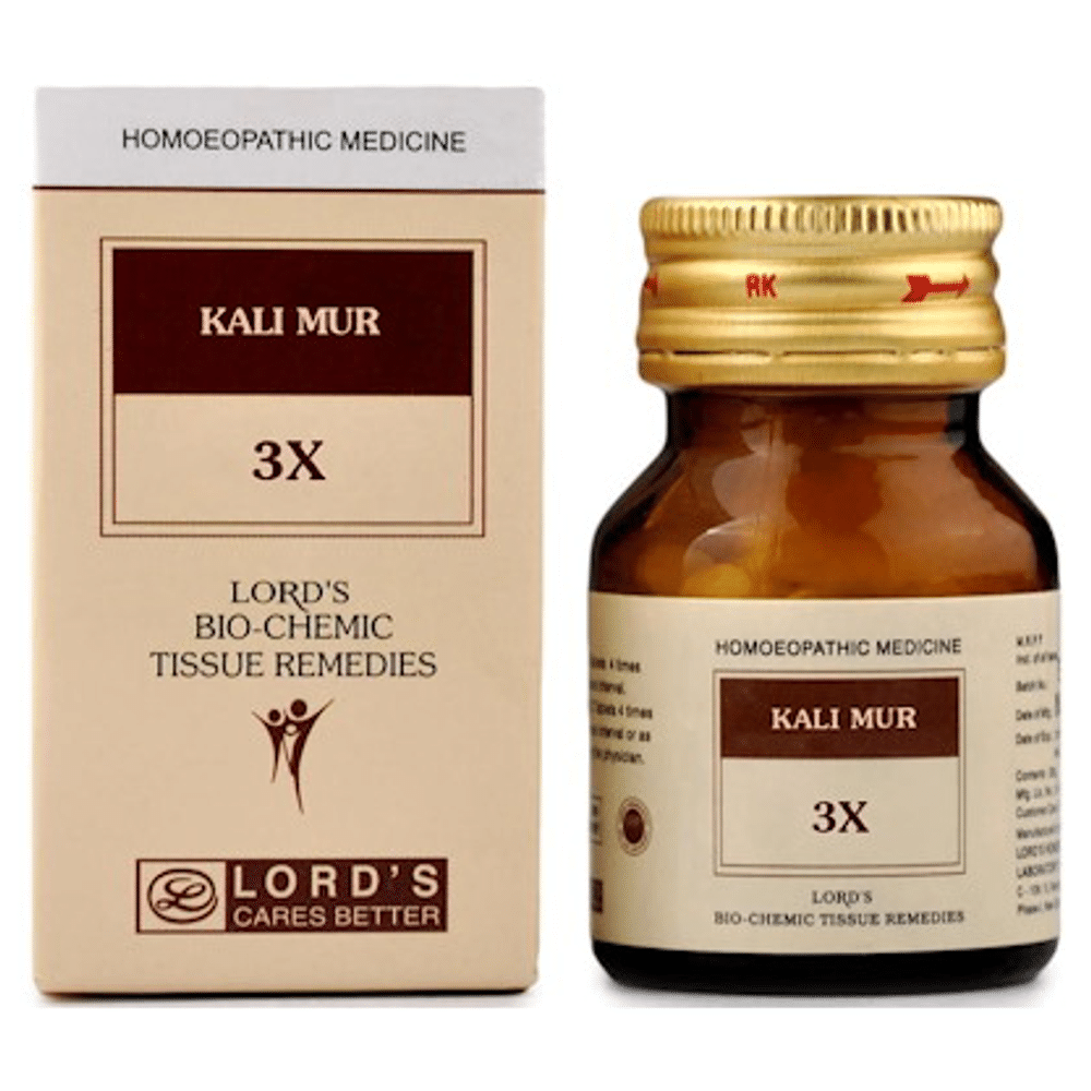 Lord's Kali Mur Biochemic Tablet 3X