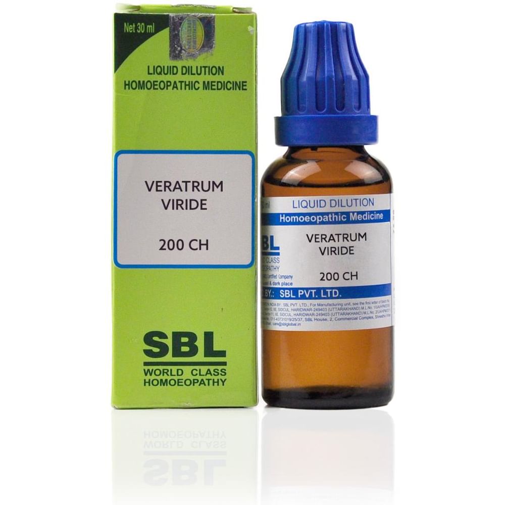 SBL Veratrum Viride Dilution 200 CH