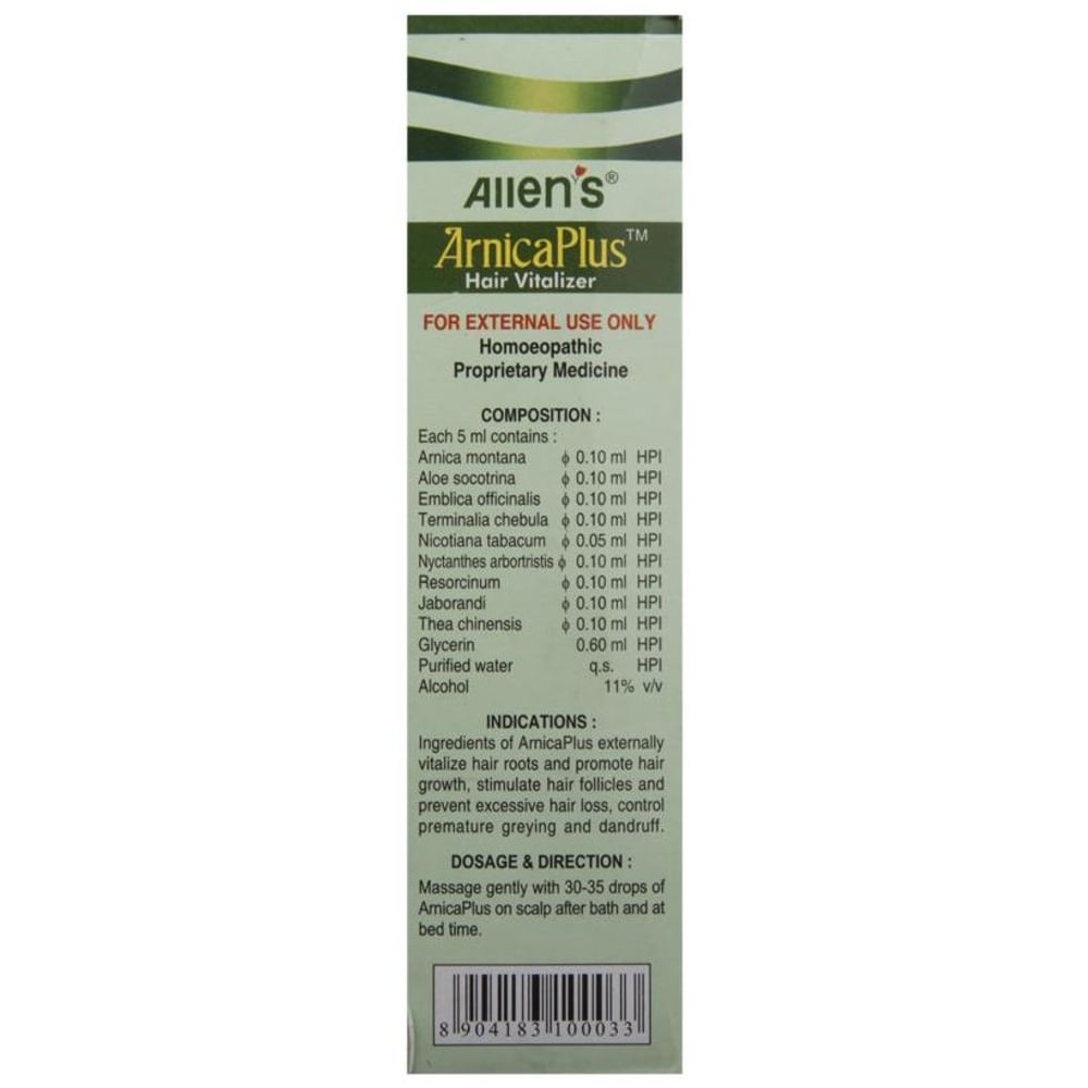 Allen Laboratories Arnica Plus (Hair Vitalizer 100 Ml+ Triofer 50 Tablets) Kit