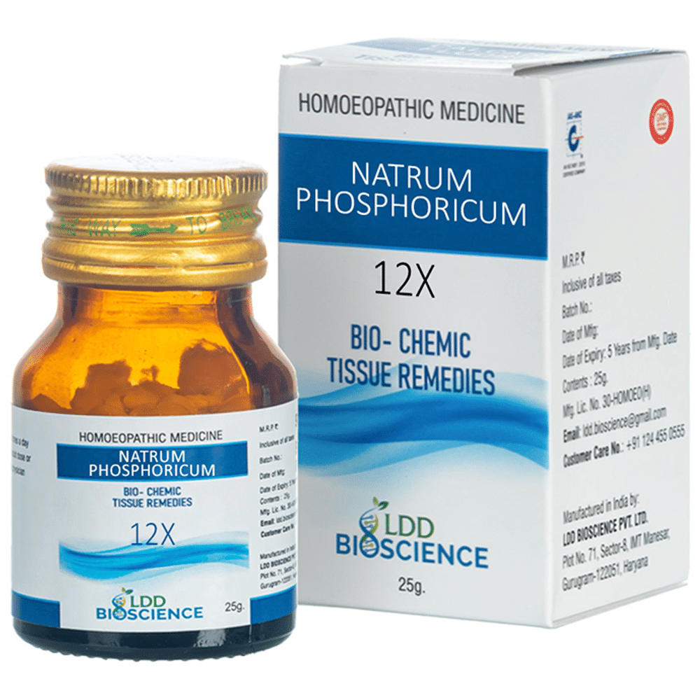 LDD Bioscience Natrum Phosphoricum Biochemic Tablet 12X