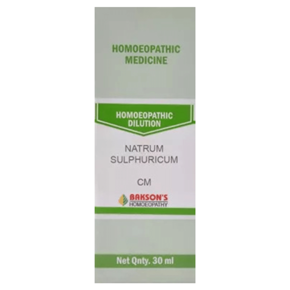 Bakson's Homeopathy Natrum Sulphuricum Dilution CM