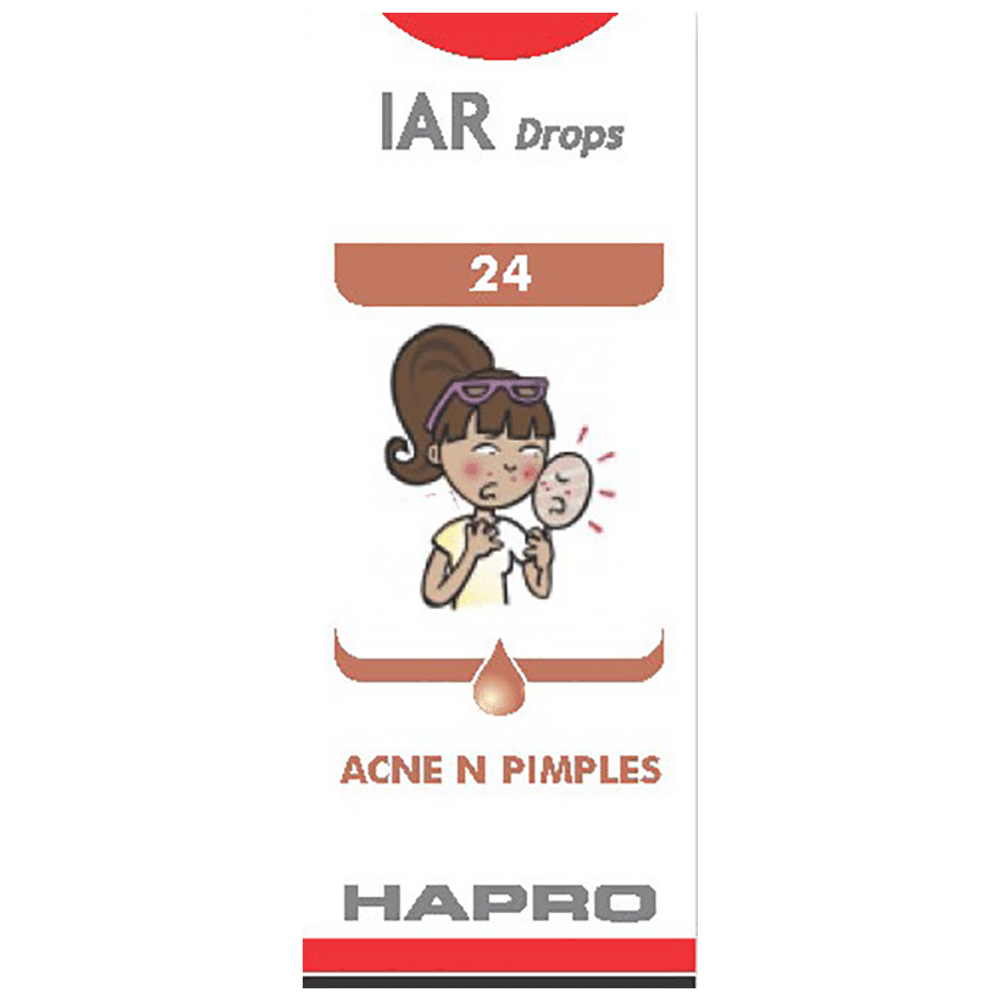 Hapro IAR Drop No. 24 (Acne N Pimples) Drop