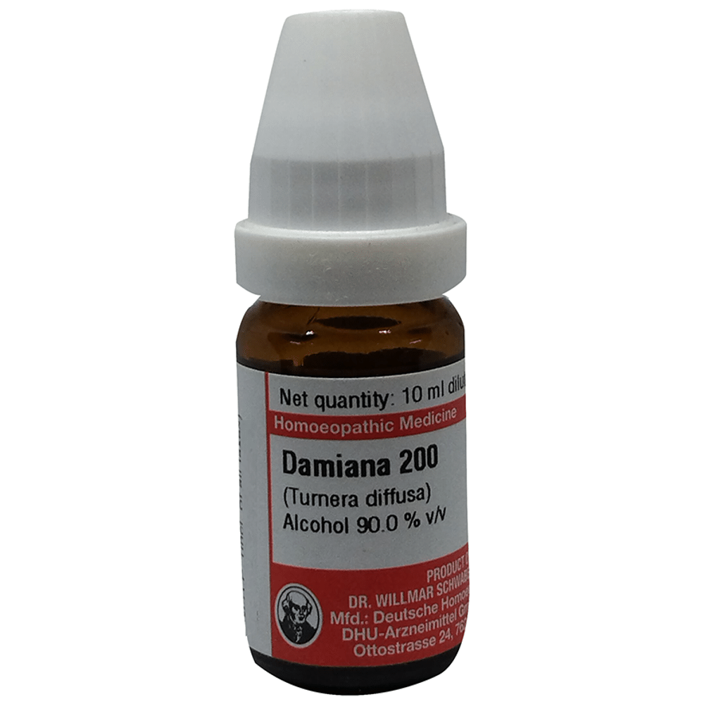 Dr Willmar Schwabe Germany Damiana Dilution 200