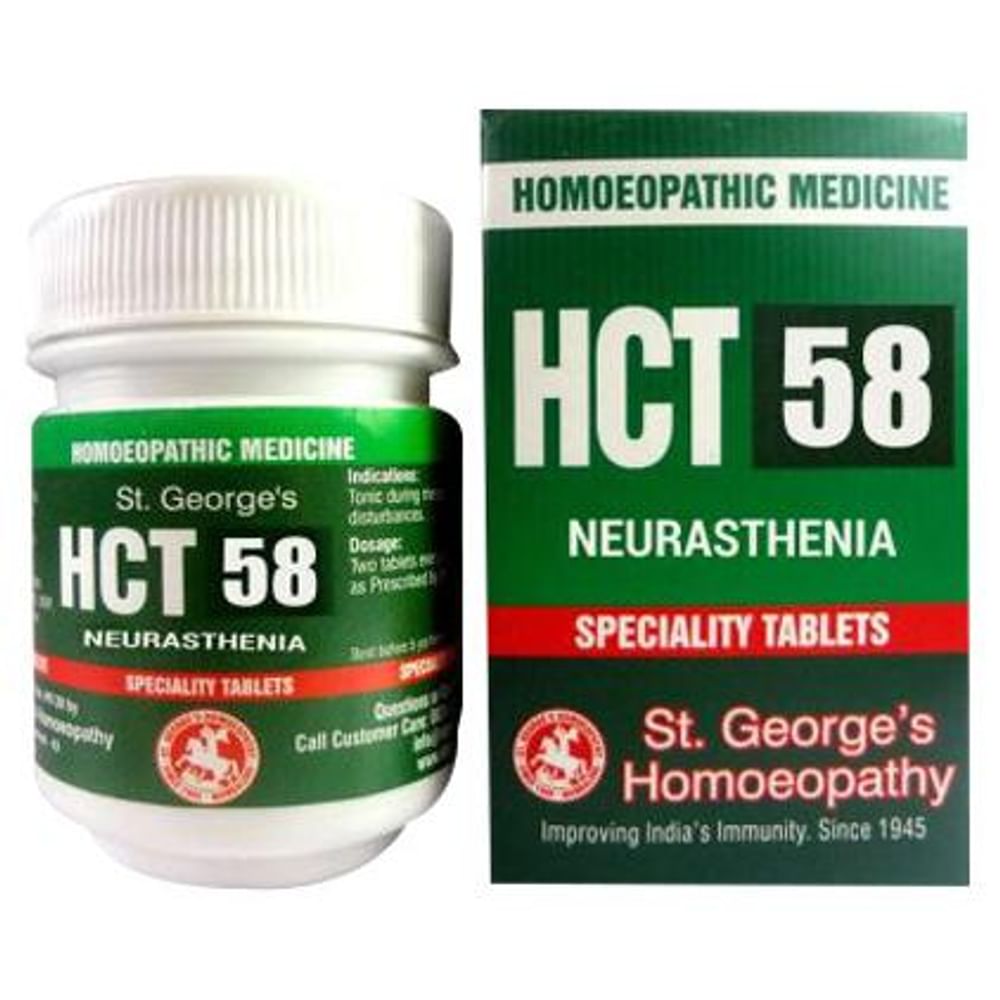 St. George’s HCT 58 Neurasthenia Tablet