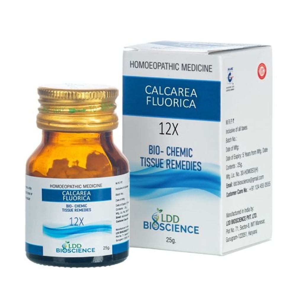 LDD Bioscience Calcarea Fluorica Biochemic Tablet 12X