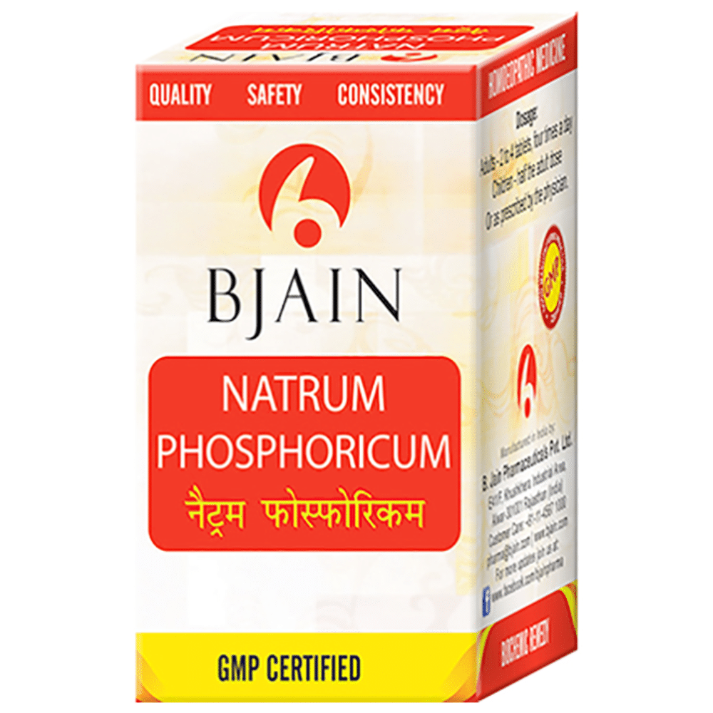 Bjain Natrum Phosphoricum Biochemic Tablet 12X