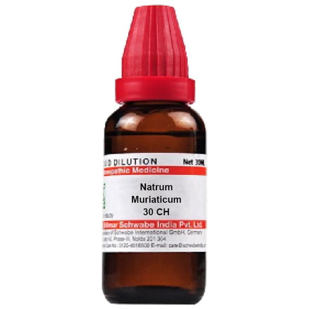 Dr Willmar Schwabe India Natrum Muriaticum Dilution 30 CH