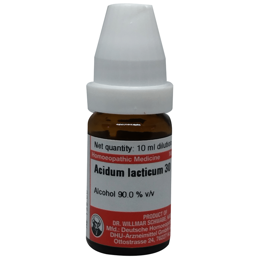 Dr Willmar Schwabe Germany Acidum Lacticum Dilution 30