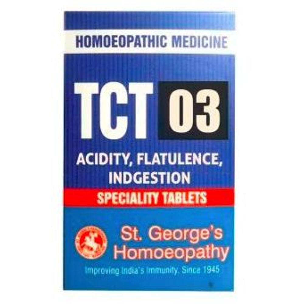 St. George’s TCT 03 Acidity Flatulence, Indigestion Tablet