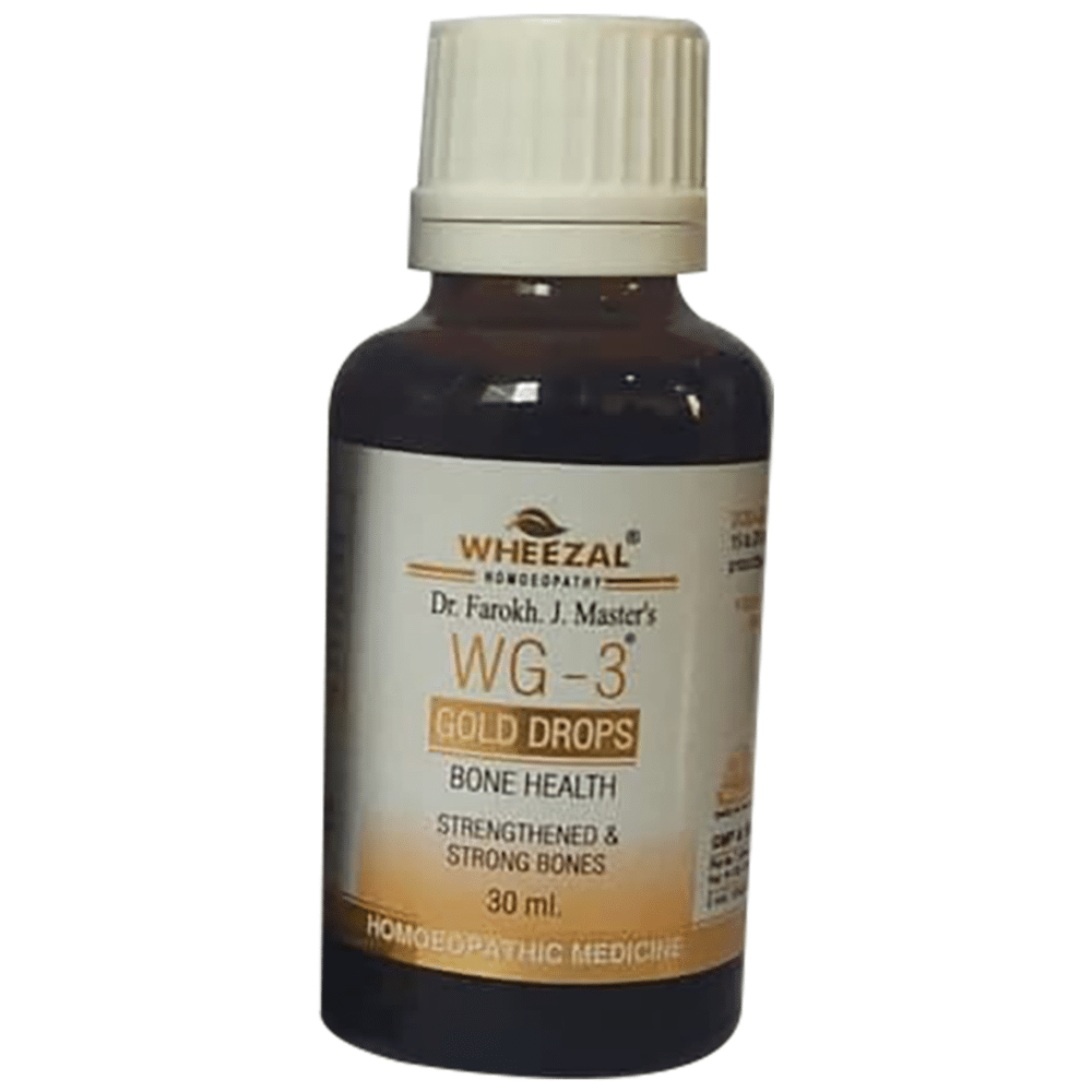 Wheezal WG3 Bone Health Gold Drop