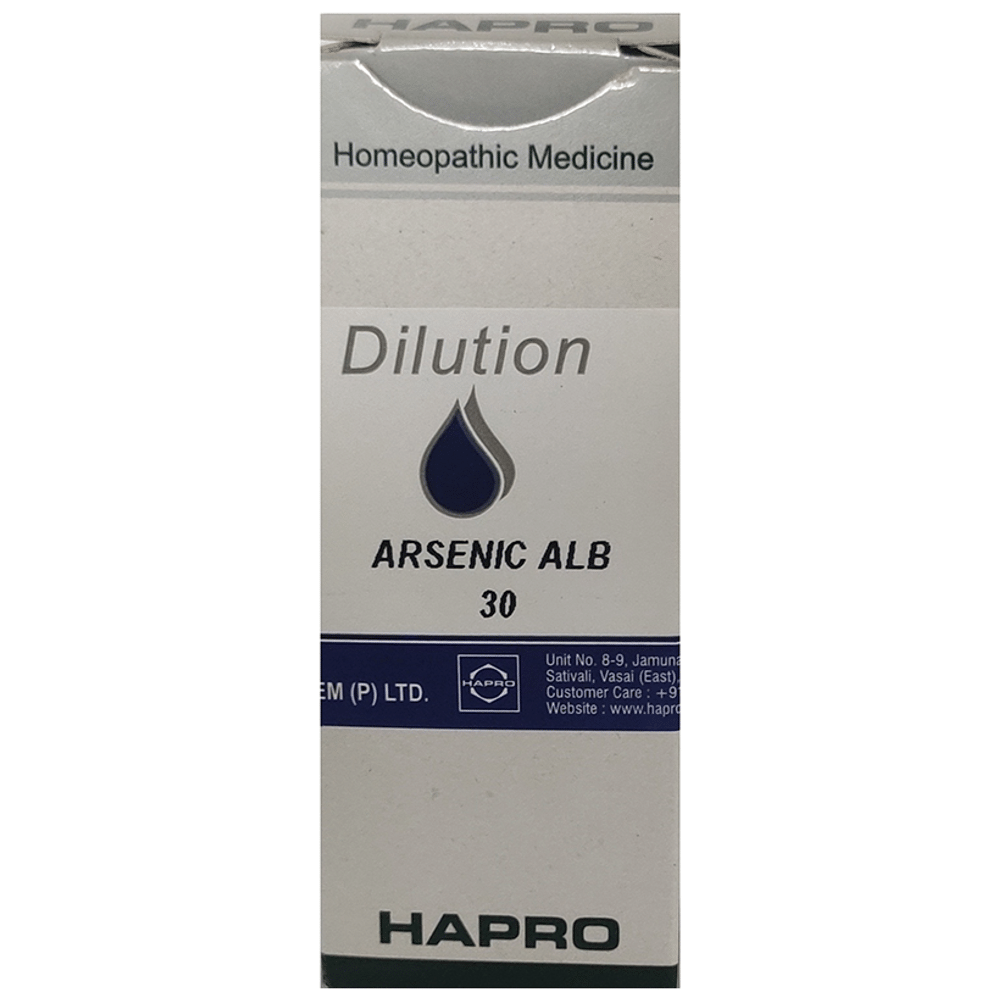 Hapro Arsenic Alb Dilution 30 CH