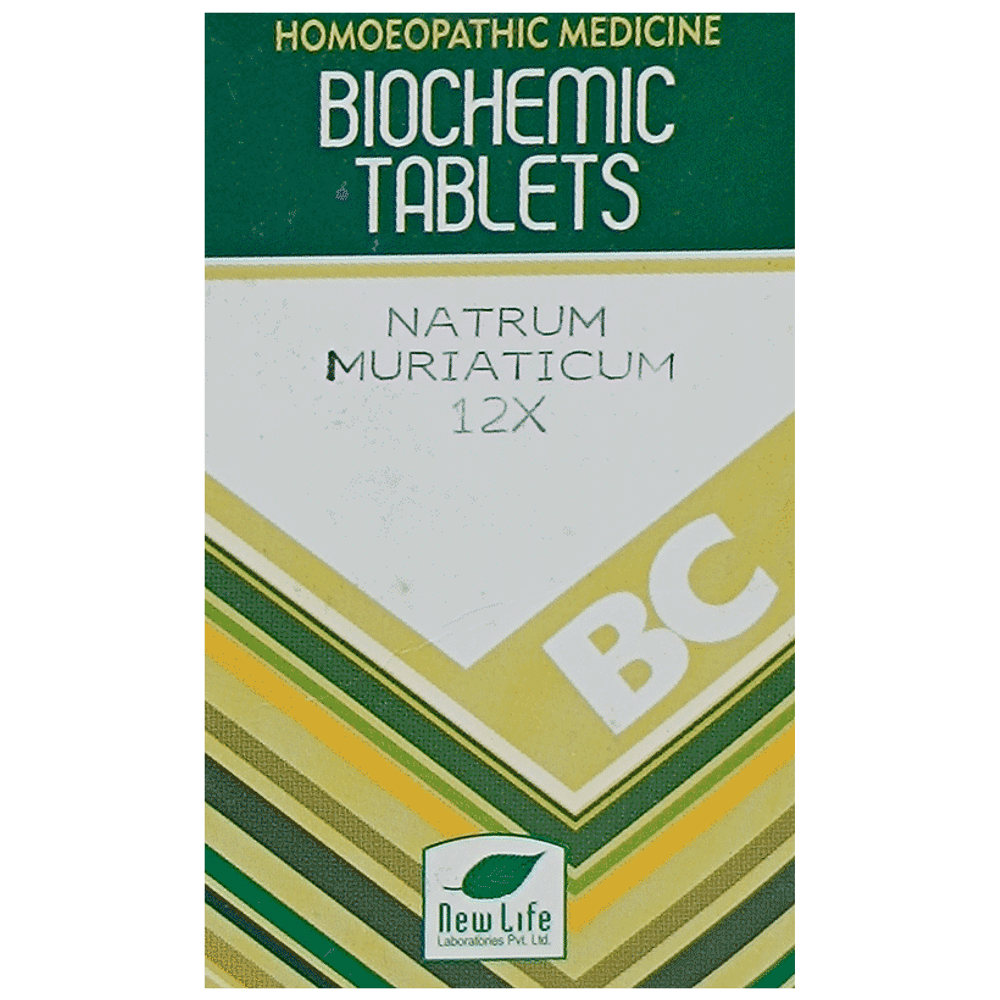 New Life Natrum Muriaticum Biochemic Tablet 12X