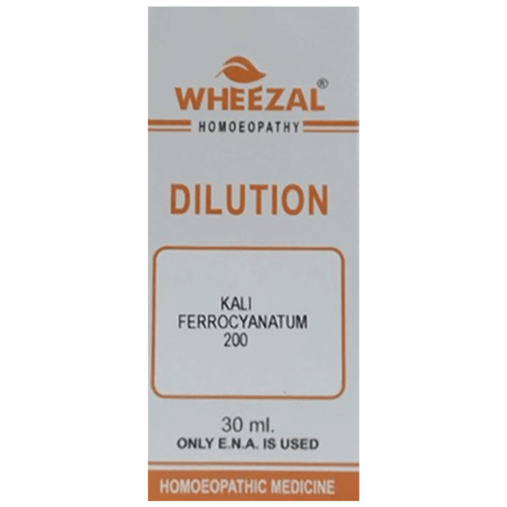 Wheezal Kali Ferrocyanatum Dilution 200